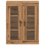 Wandkast 69,5x34x90 cm artisanaal eikenkleurig - AllerleiShop