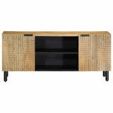 Tv-meubel 105x33x46 cm massief mangohout bruin