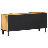 Tv-meubel 105x33x46 cm massief mangohout bruin