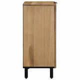 Dressoir 60x33x75 cm massief mangohout bruin