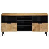 Tv-meubel 100x33x46 cm massief mangohout bruin