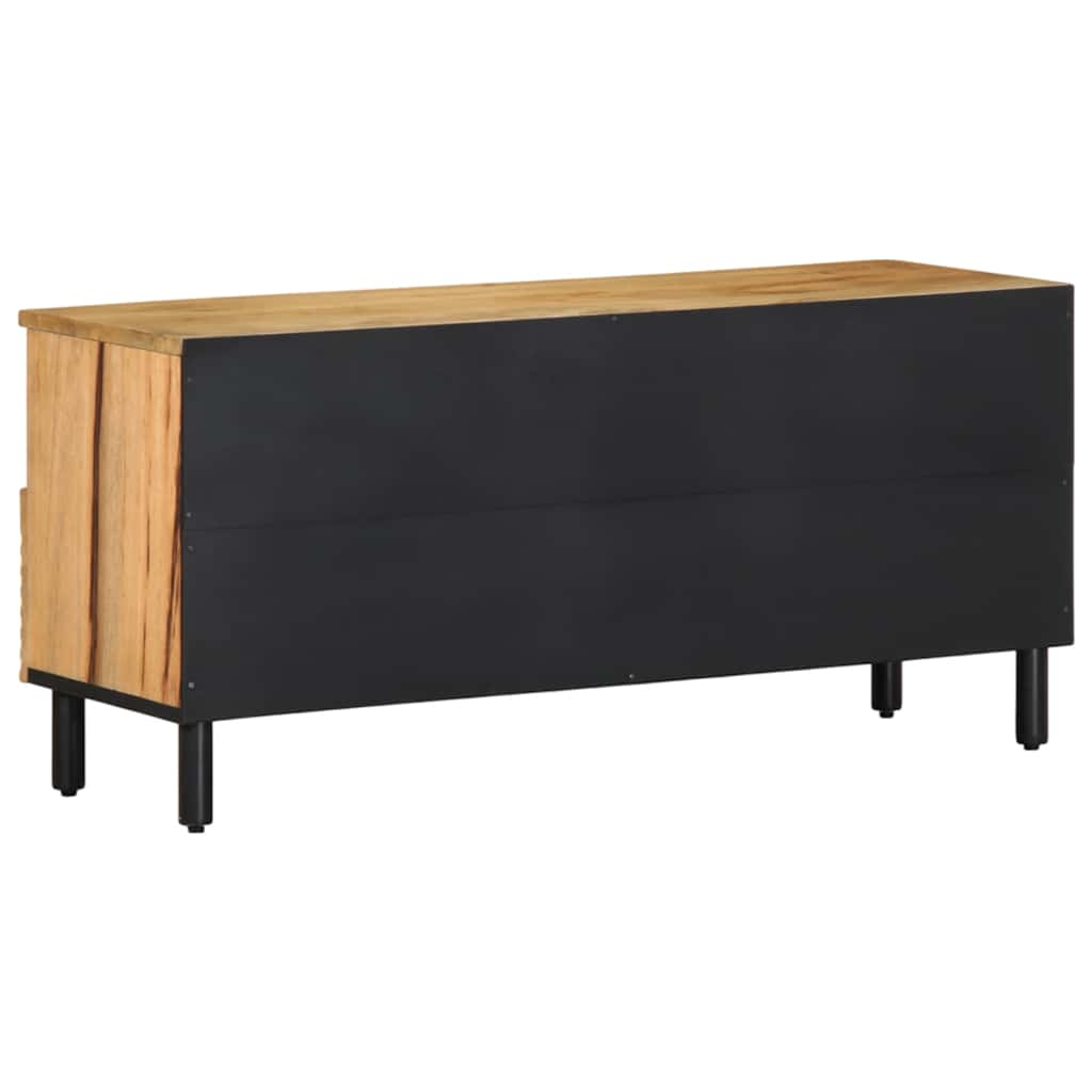 Tv-meubel 100x33x46 cm massief mangohout bruin