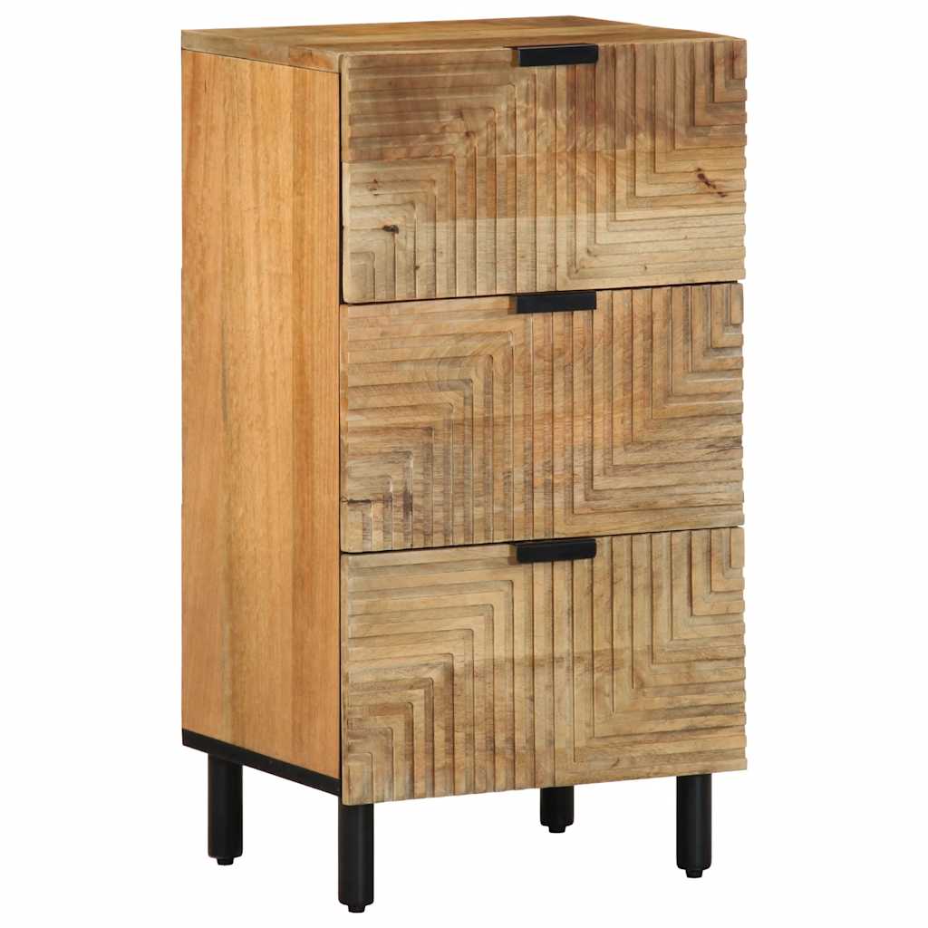 Dressoir 40x33x75 cm massief mangohout bruin