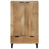 Hoge kast 60x33x100 cm massief mango bruin