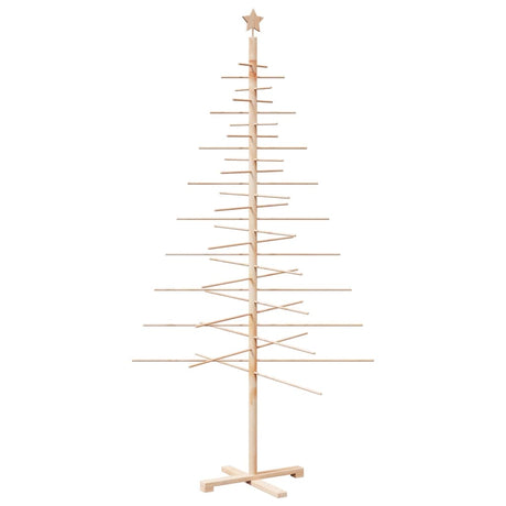 Kerstdecoratie kerstboom 210 cm massief grenenhout - AllerleiShop