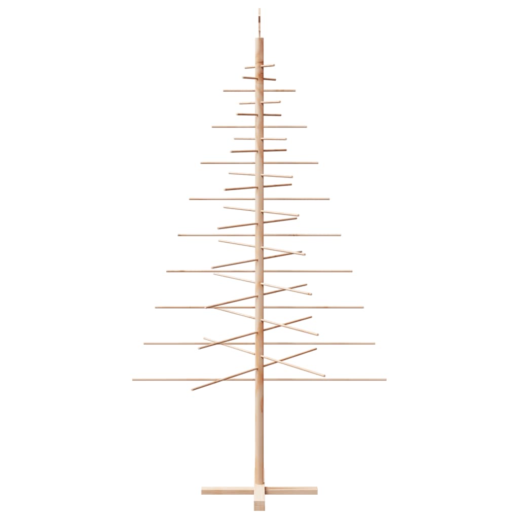 Kerstdecoratie kerstboom 210 cm massief grenenhout - AllerleiShop