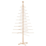 Kerstdecoratie kerstboom 210 cm massief grenenhout - AllerleiShop