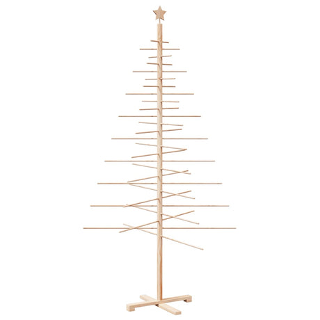 Kerstdecoratie kerstboom 210 cm massief grenenhout - AllerleiShop