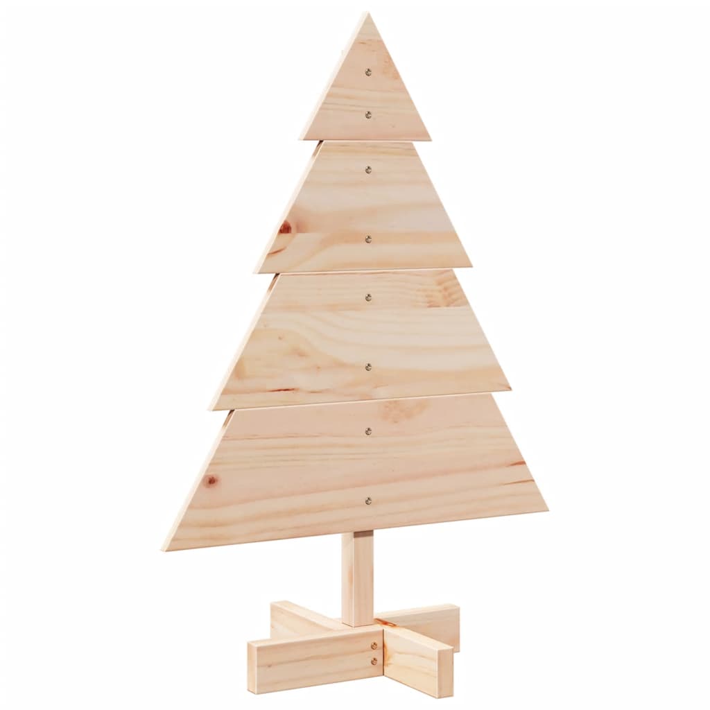 Kerstdecoratie kerstboom 70 cm massief hout - AllerleiShop