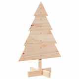 Kerstdecoratie kerstboom 70 cm massief hout - AllerleiShop