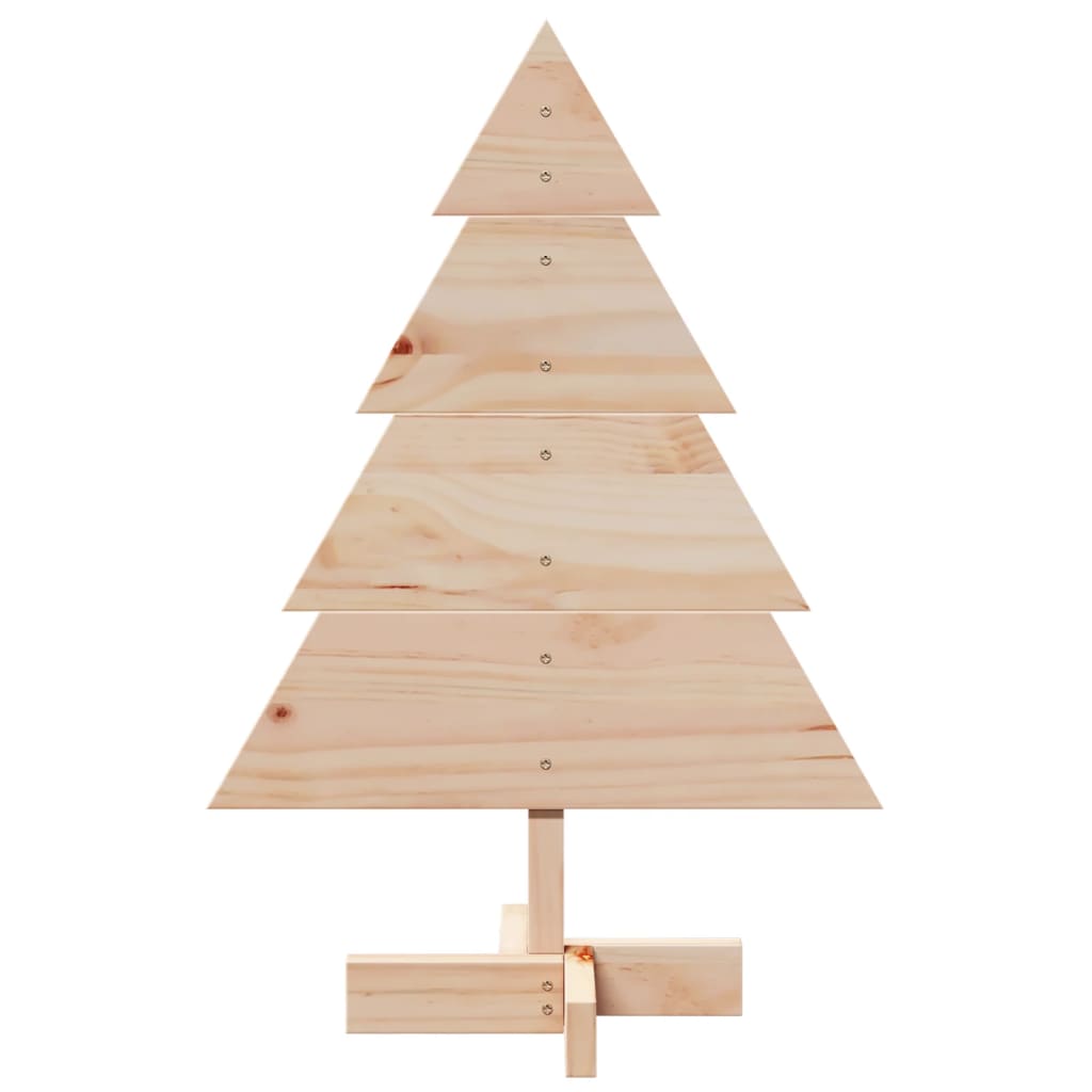 Kerstdecoratie kerstboom 70 cm massief hout - AllerleiShop