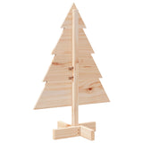 Kerstdecoratie kerstboom 70 cm massief hout - AllerleiShop