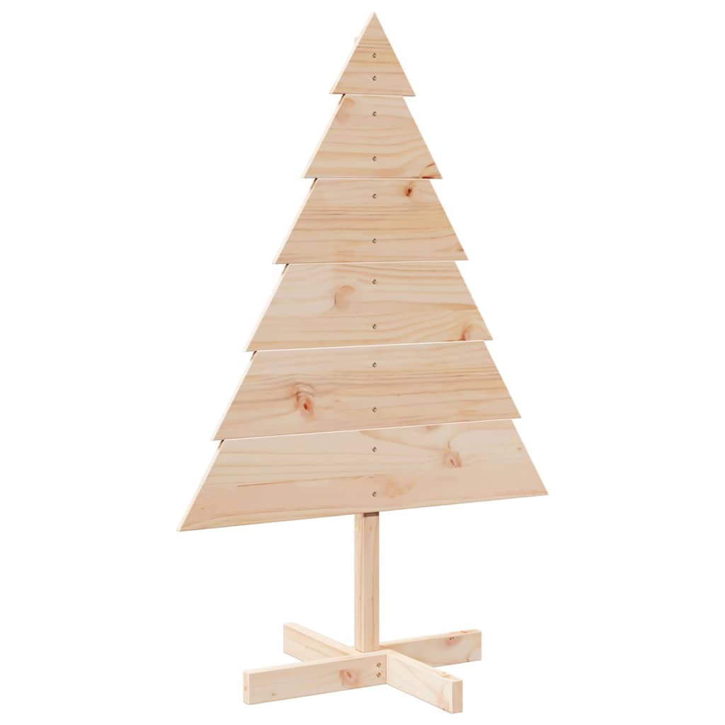 Kerstdecoratie kerstboom 110 cm massief hout - AllerleiShop