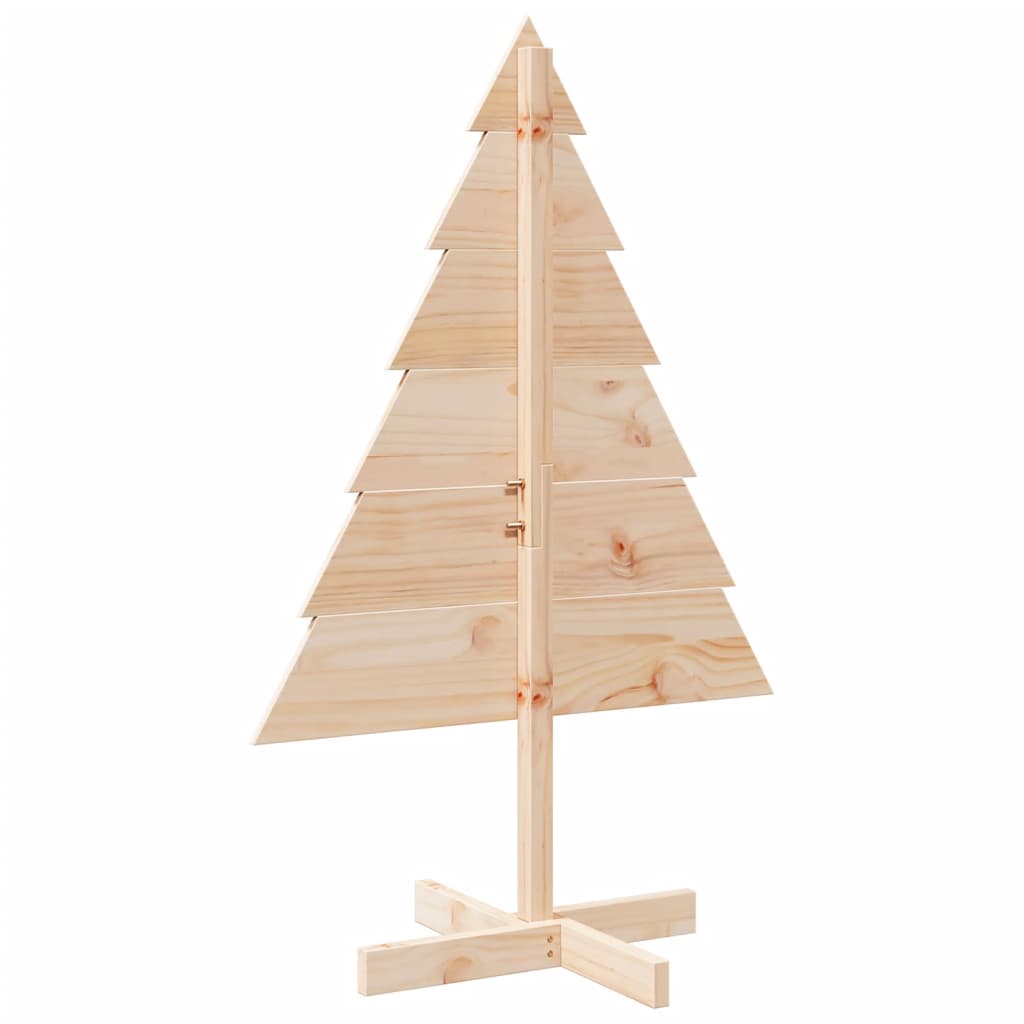 Kerstdecoratie kerstboom 110 cm massief hout - AllerleiShop