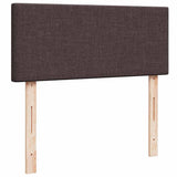 Ottoman bed met matras 120x190 cm stof donkerbruin
