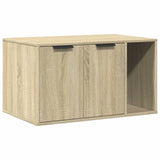 Kattenbakkast 80x50x45 cm bewerkt hout sonoma eikenkleurig