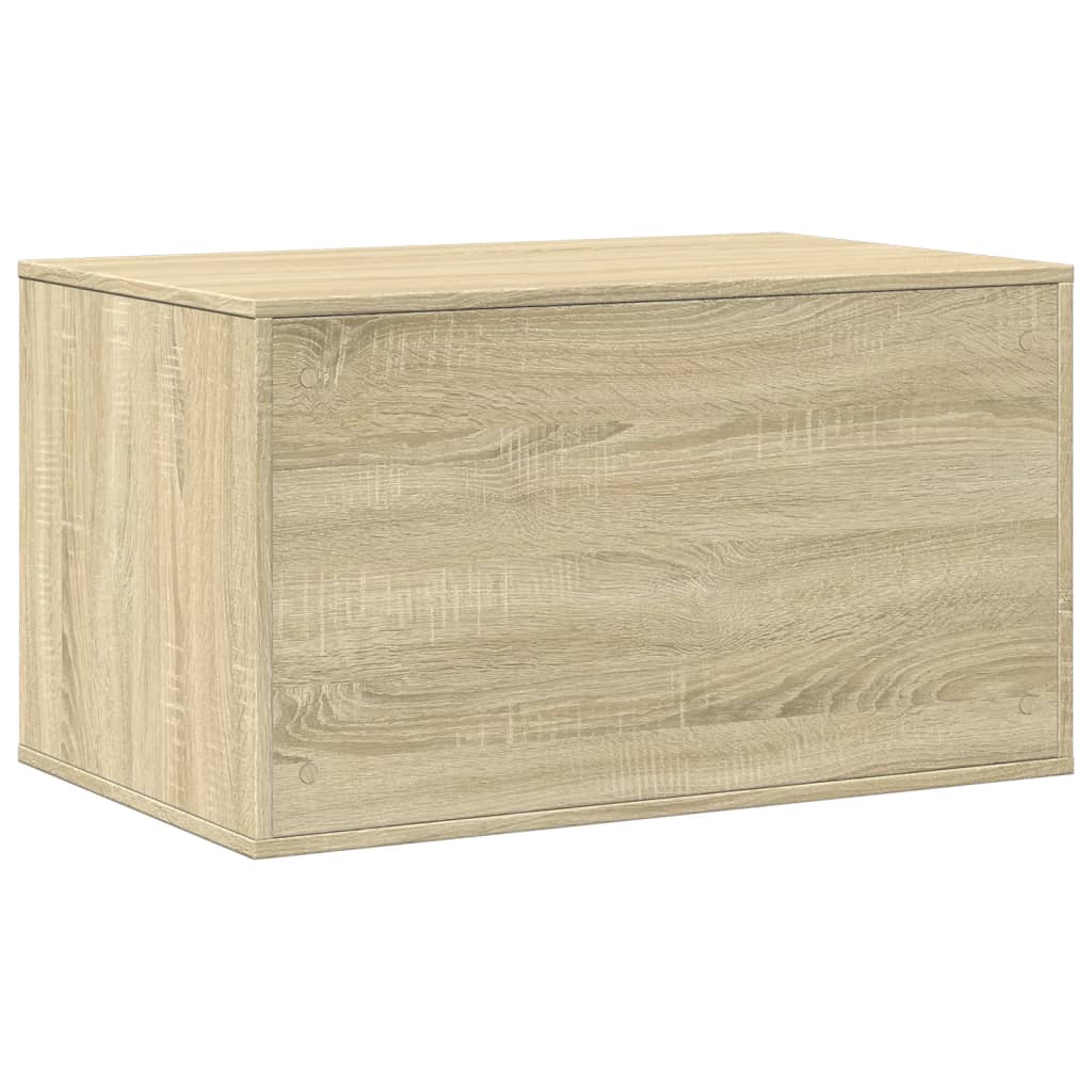 Kattenbakkast 80x50x45 cm bewerkt hout sonoma eikenkleurig