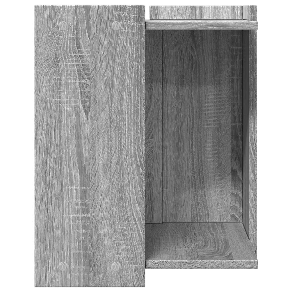 Kattenbakkast 42x42x51 cm bewerkt hout grijs sonoma eikenkleur - AllerleiShop