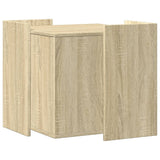 Kattenbakkast 53x53x51 cm bewerkt hout sonoma eikenkleurig - AllerleiShop