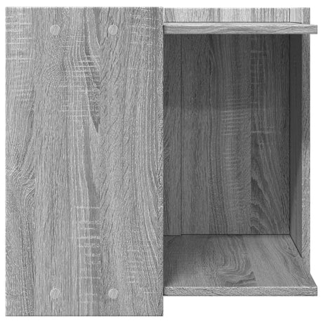 Kattenbakkast 53x53x51 cm bewerkt hout grijs sonoma eikenkleur - AllerleiShop