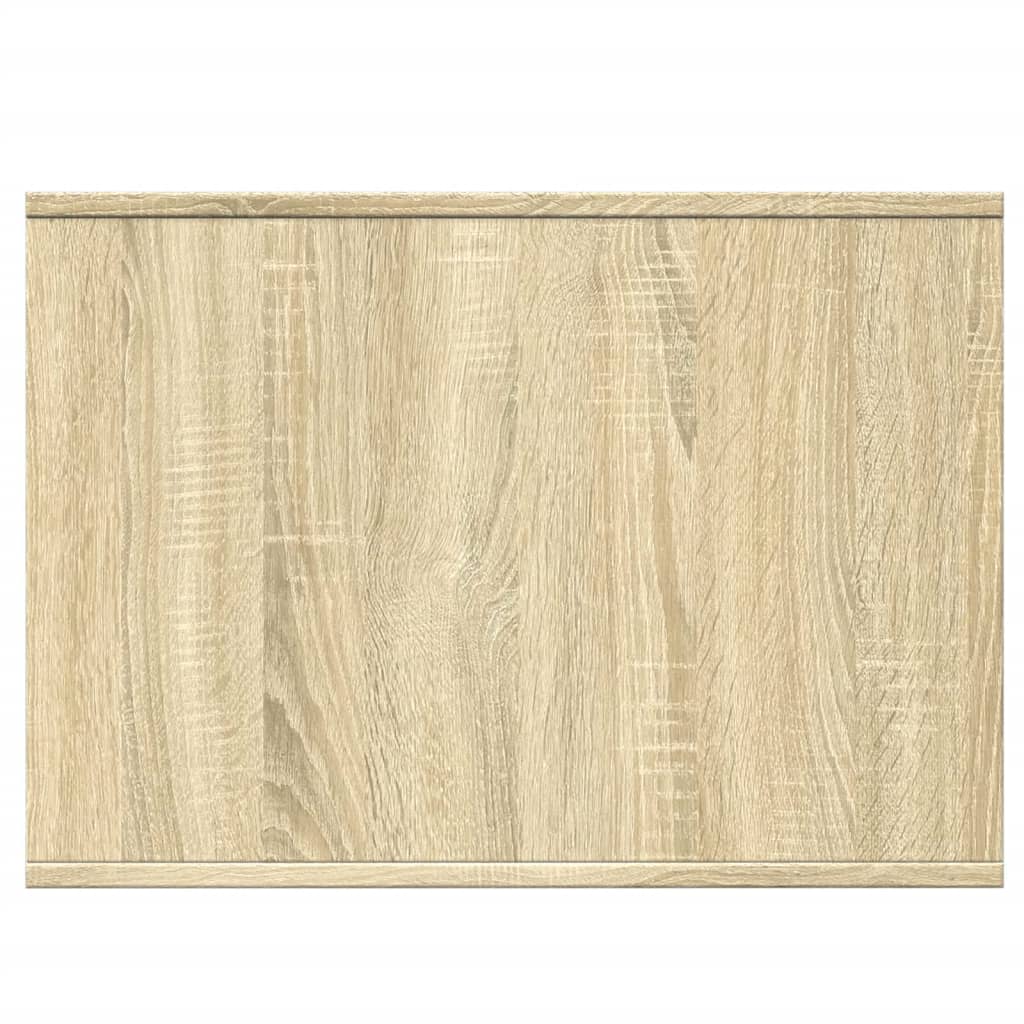 Kattenbakkast 47x59x42 cm bewerkt hout sonoma eikenkleurig - AllerleiShop