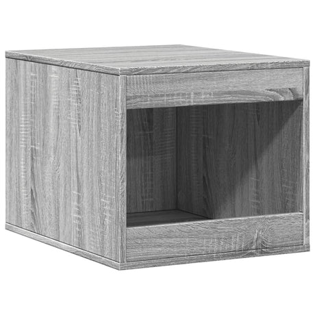 Kattenbakkast 47x59x42 cm bewerkt hout grijs sonoma eikenkleur - AllerleiShop