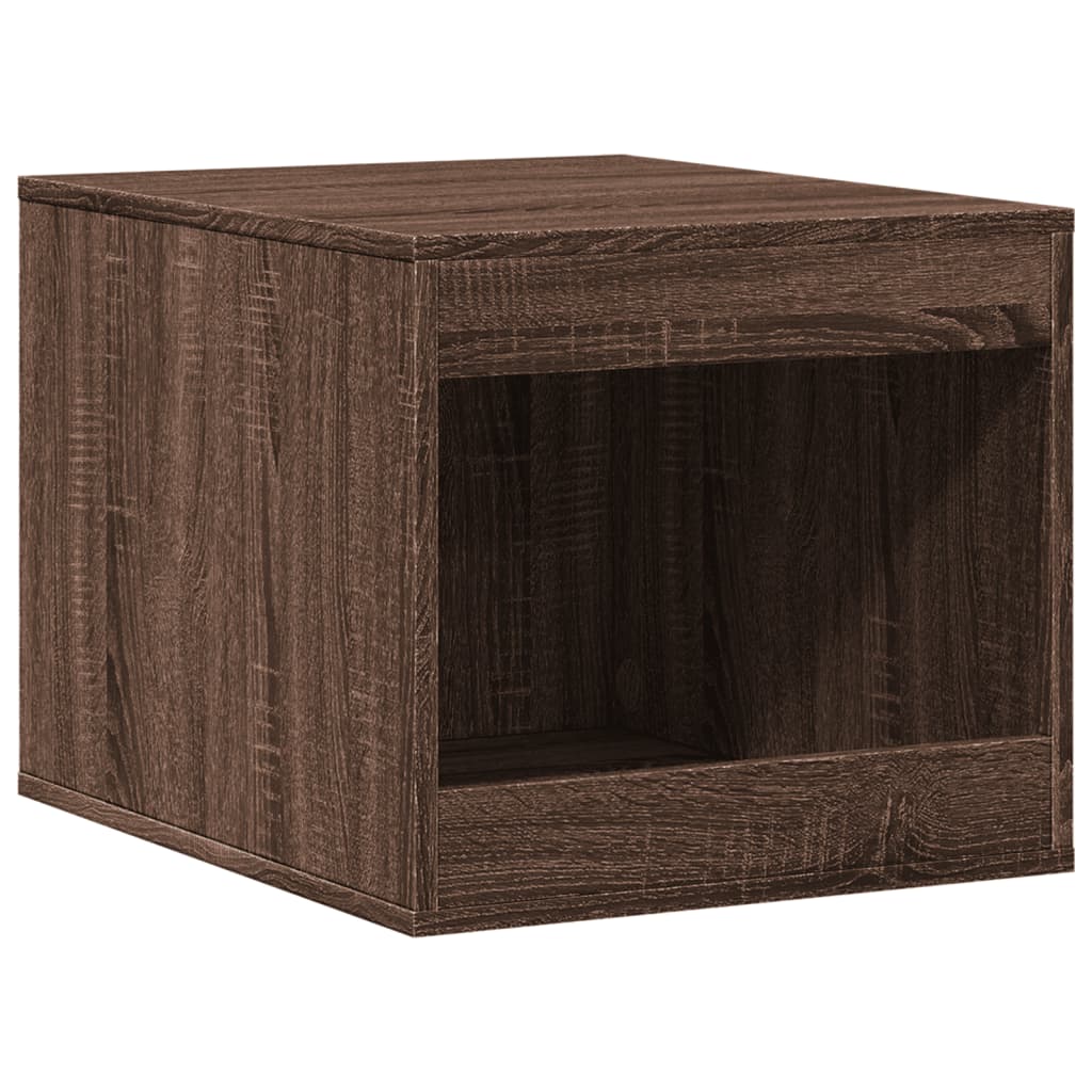 Kattenbakkast 47x59x42 cm bewerkt hout bruin eikenkleurig - AllerleiShop