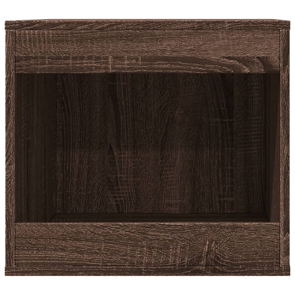 Kattenbakkast 47x59x42 cm bewerkt hout bruin eikenkleurig - AllerleiShop