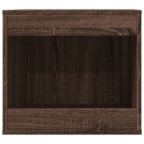 Kattenbakkast 47x59x42 cm bewerkt hout bruin eikenkleurig - AllerleiShop