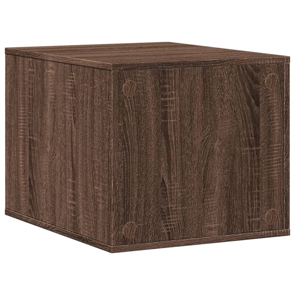 Kattenbakkast 47x59x42 cm bewerkt hout bruin eikenkleurig - AllerleiShop