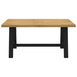 Eettafel NOAIN A-vormige poten 160x90x75 cm massief hout - AllerleiShop