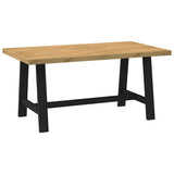 Eettafel NOAIN A-vormige poten 160x90x75 cm massief hout - AllerleiShop