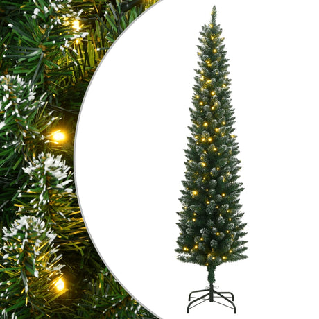 Kunstkerstboom smal met 300 LED's 240 cm - AllerleiShop