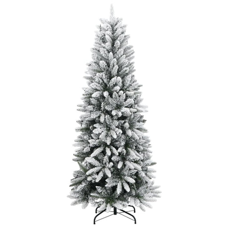 Kunstkerstboom met 150 LED's en sneeuw 150 cm - AllerleiShop