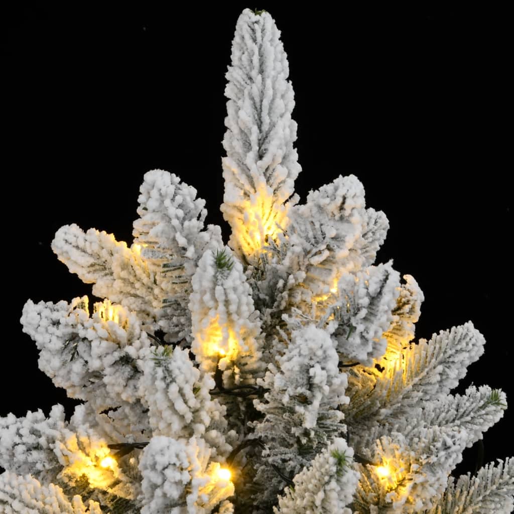 Kunstkerstboom met 300 LED's en sneeuw 210 cm - AllerleiShop