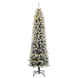 Kunstkerstboom met 150 LED's en sneeuw 150 cm - AllerleiShop