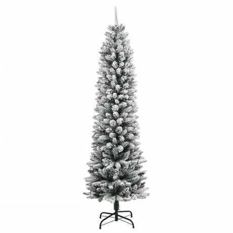 Kunstkerstboom met 150 LED's en sneeuw 150 cm - AllerleiShop