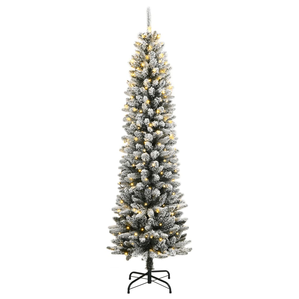 Kunstkerstboom met 300 LED's en sneeuw 210 cm - AllerleiShop