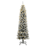 Kunstkerstboom met 300 LED's en sneeuw 210 cm - AllerleiShop