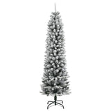 Kunstkerstboom met 300 LED's en sneeuw 210 cm - AllerleiShop