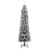 Kunstkerstboom met 300 LED's en sneeuw 240 cm - AllerleiShop