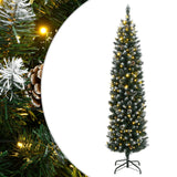 Kunstkerstboom smal met 150 LED's 150 cm - AllerleiShop