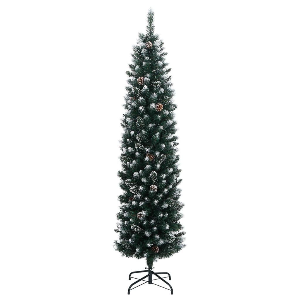 Kunstkerstboom smal met 150 LED's 150 cm - AllerleiShop