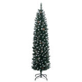 Kunstkerstboom smal met 150 LED's 150 cm - AllerleiShop