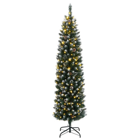 Kunstkerstboom smal met 150 LED's 150 cm - AllerleiShop