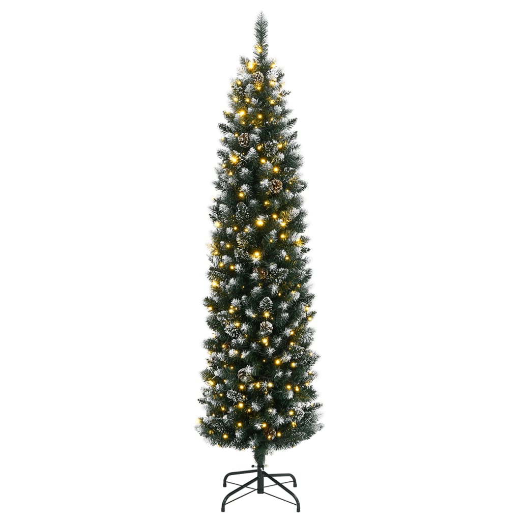 Kunstkerstboom smal met 300 LED's 180 cm - AllerleiShop