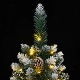 Kunstkerstboom smal met 300 LED's 180 cm - AllerleiShop