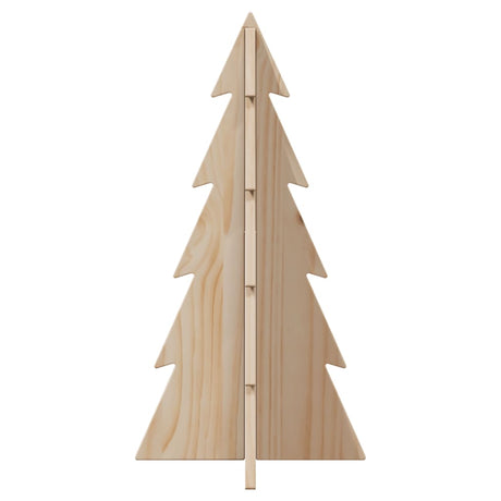 Kerstdecoratie kerstboom 59,5 cm massief grenenhout - AllerleiShop