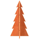 Kerstdecoratie kerstboom 59,5 cm massief grenenhout wasbruin - AllerleiShop