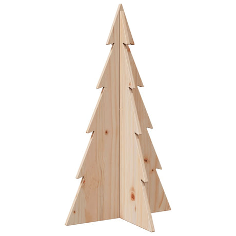 Kerstdecoratie kerstboom 80 cm massief grenenhout - AllerleiShop